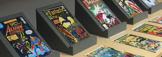 photo of comic book covers