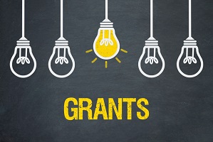 light bulbs with the word "grants"