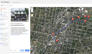 screenshot of virtual tour