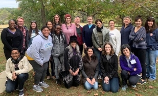 Group photo of 2019 Center for Faculty Innovation Scholarship Residency participants