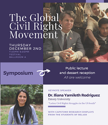 Global Civil Rights Symposium flyer