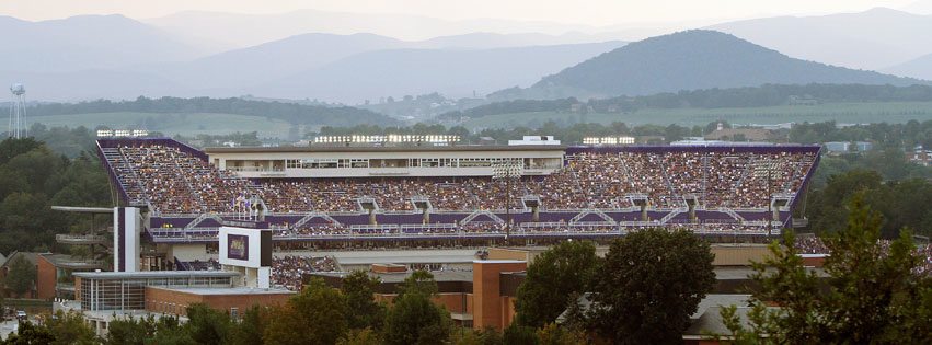 Bridgeforth Stadium from East Campus