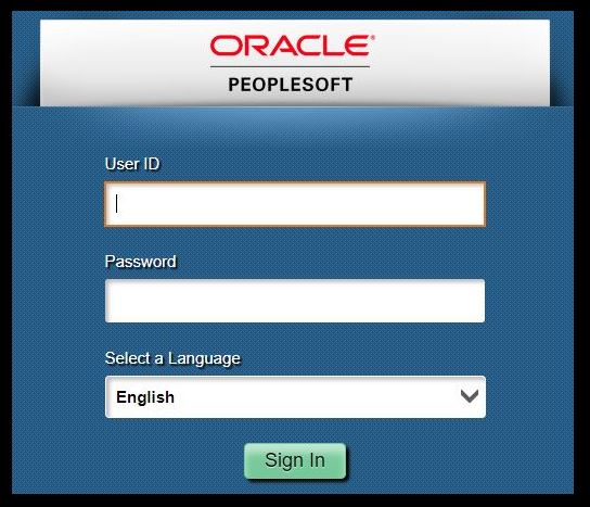 Login page