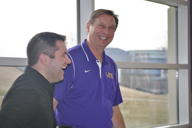 Bryan Zopp and Eric Nickel Laughing