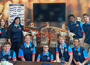 Hart School students at the NCAA Men's Final four tournament