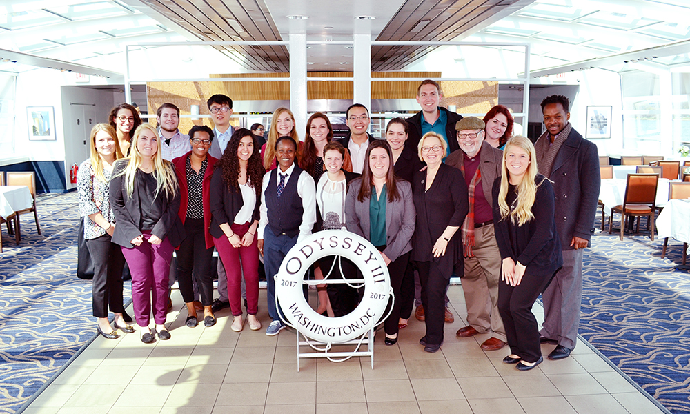 NSMH Members on a Entertainment Cruises cruise on the Potomac - 2017