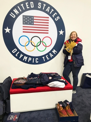 Jennifer Nelson at the 2018 Winter Olympic Games