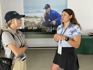 Those who attended the PGA event had the opportunity to network with professionals at the event.