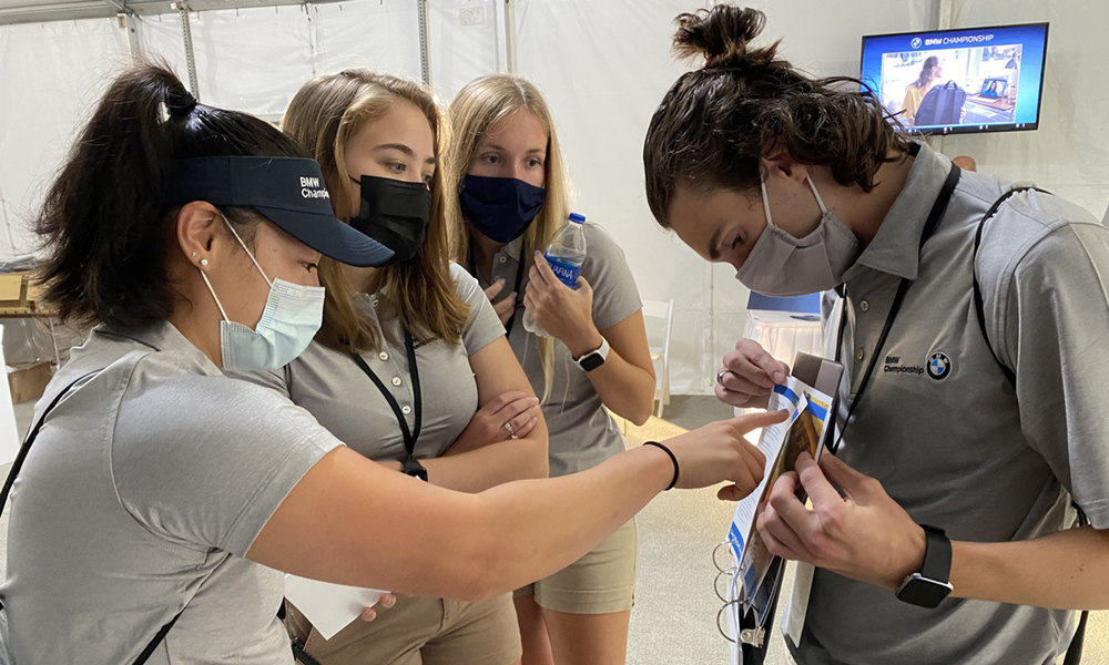 Hart School students get hands-on experience as venue captains at a PGA Championship