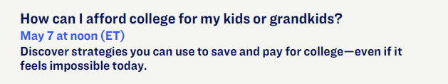 How Can I Afford College for my Kids or Grandkids