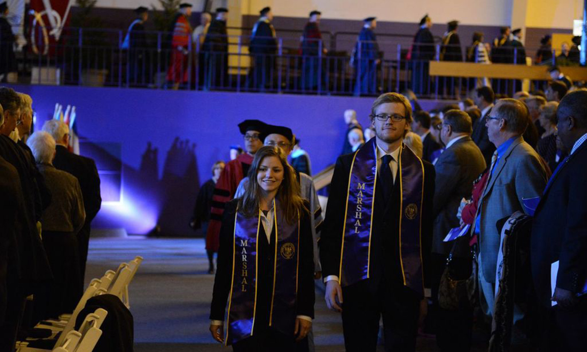 Student Marshalls in the Processional