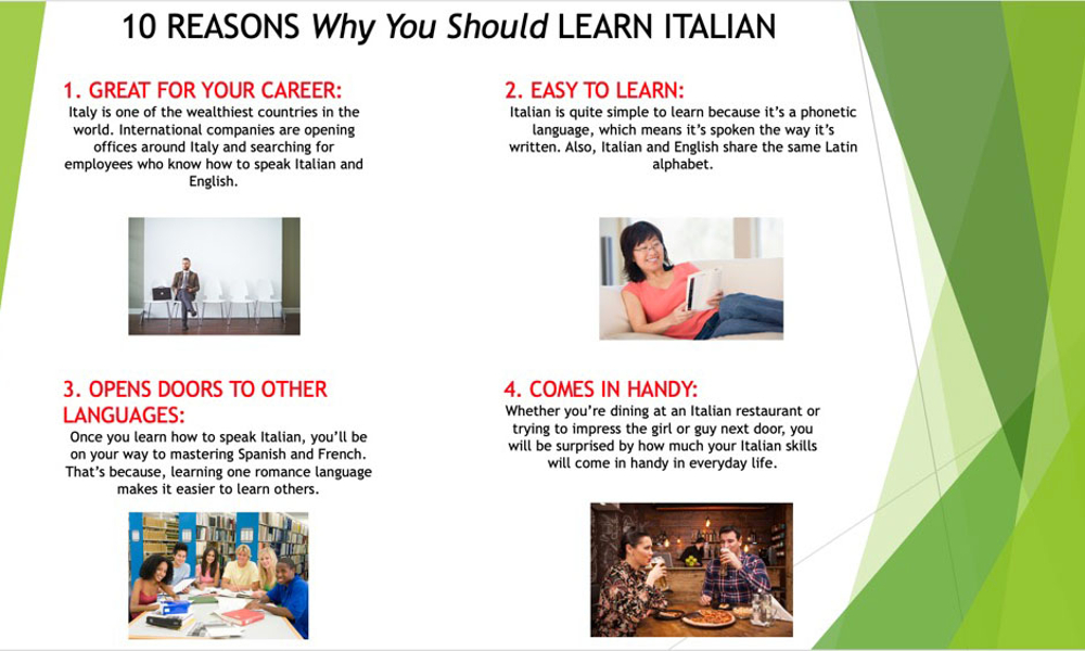 Why Study Italian 1