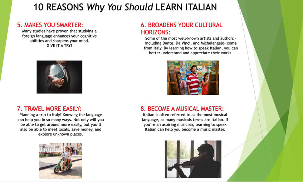 Why Study Italian 2