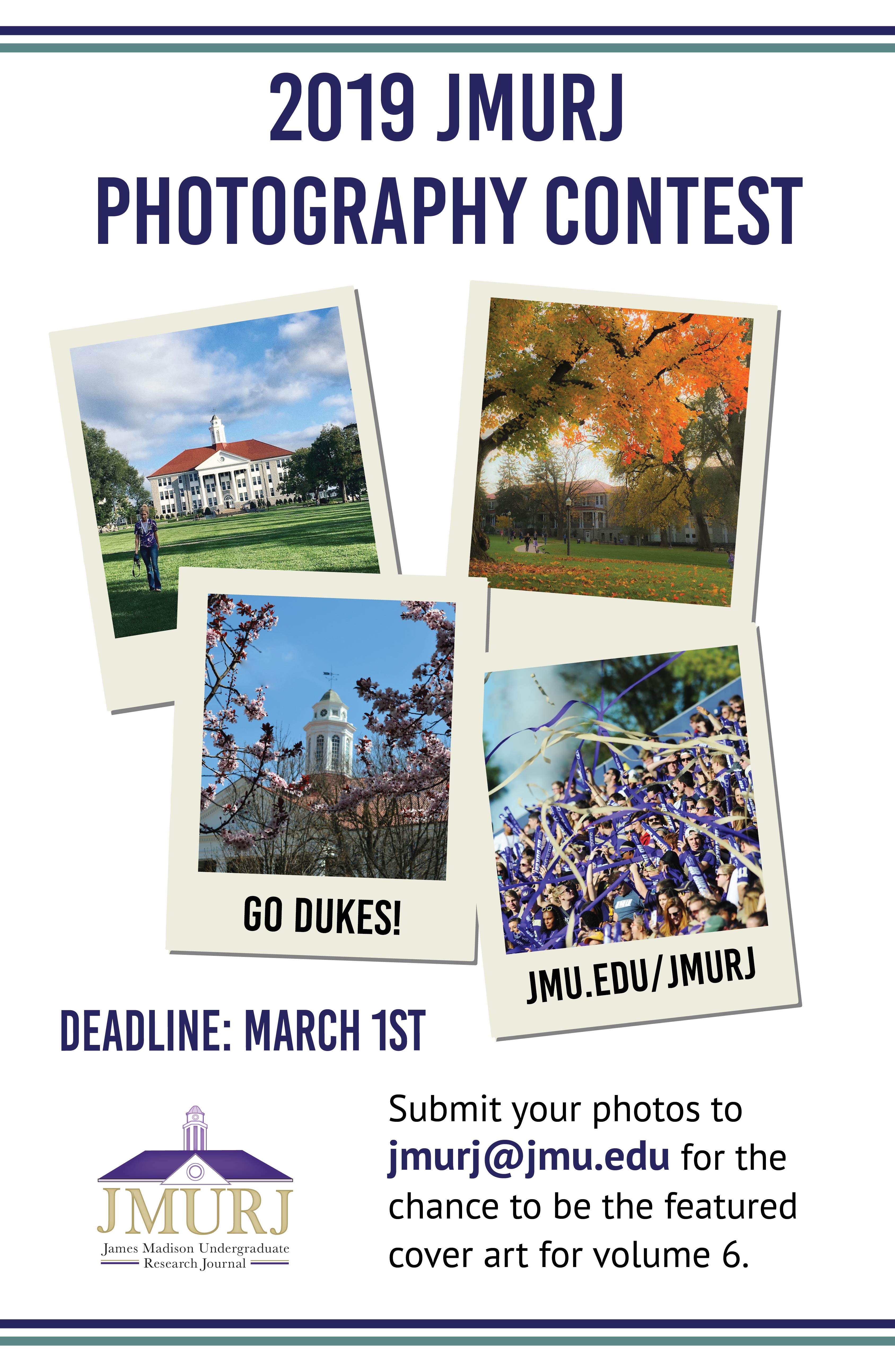 2019 JMURJ photo contest poster