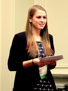 Kristen Smith presents at the NERA conference