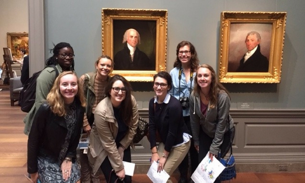 Interns visiting Smithsonian Musuem