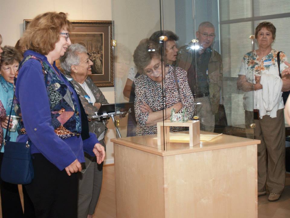 Visitors at Lisanby museum