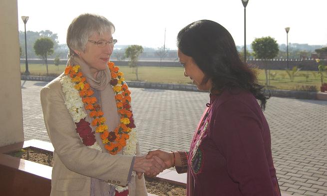 Louise Temple in India