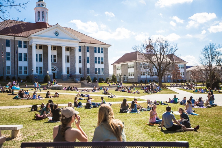 Hanging Out on the Quad