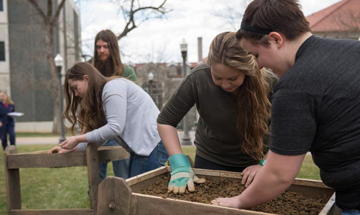 Archaeology on campus project