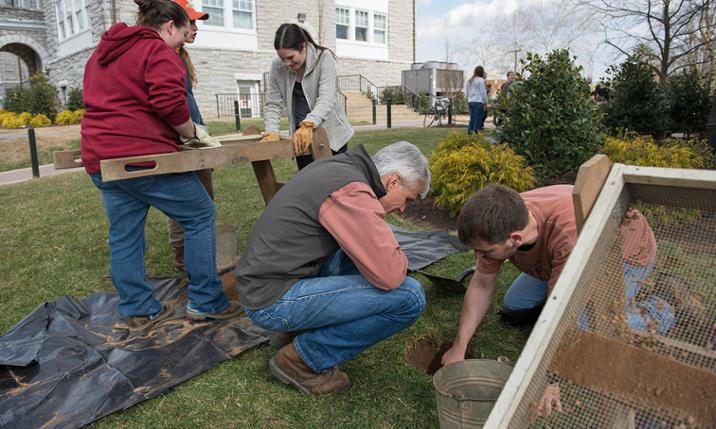 campus archaeology project