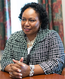 Yvonne Harris, vice provost of research and scholarship