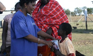 Alice Sayo in Kenya