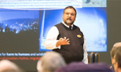 Shanil Virani presenting
