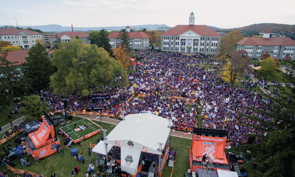 Photo of JMU Quad, ESPN College GameDay