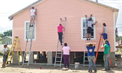 Photo of JMU students' Katrina relief efforts