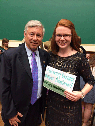 Photo of Margo Deihl at US Capitol