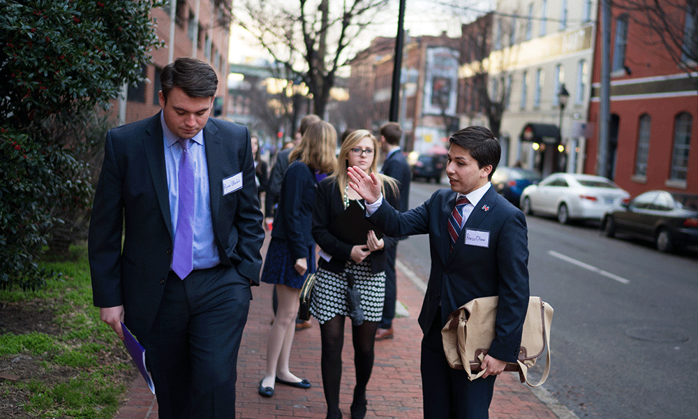 Photo from JMU SGA lobbying trip February 2016