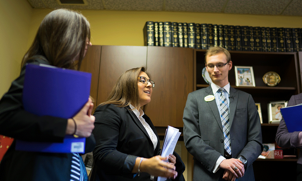 Photo from JMU SGA lobbying trip February 2016