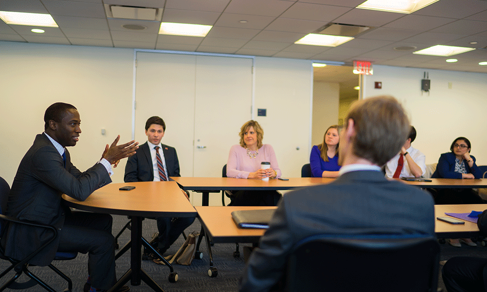 Photo from JMU SGA lobbying trip February 2016