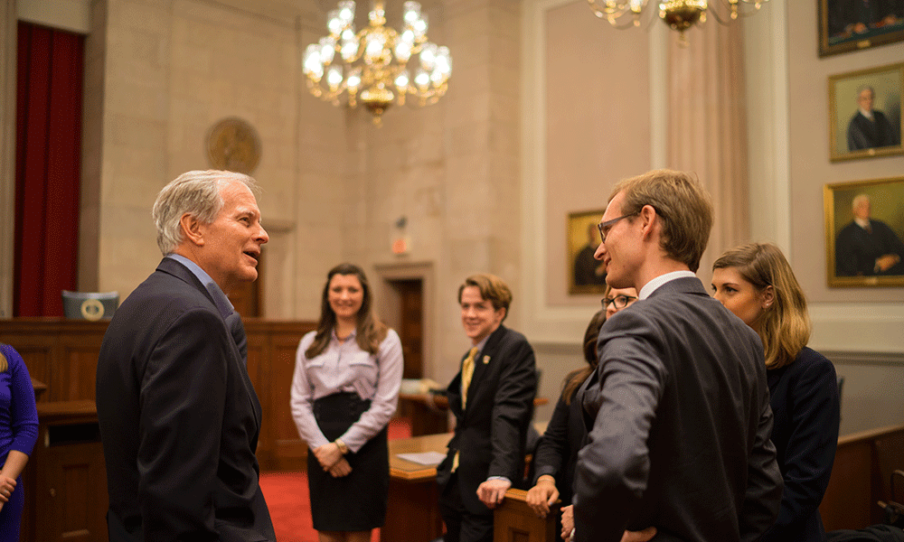 Photo from JMU SGA lobbying trip February 2016