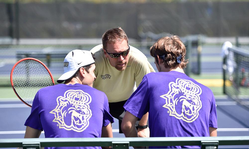 Photo of men's tennis coach Steve Secord