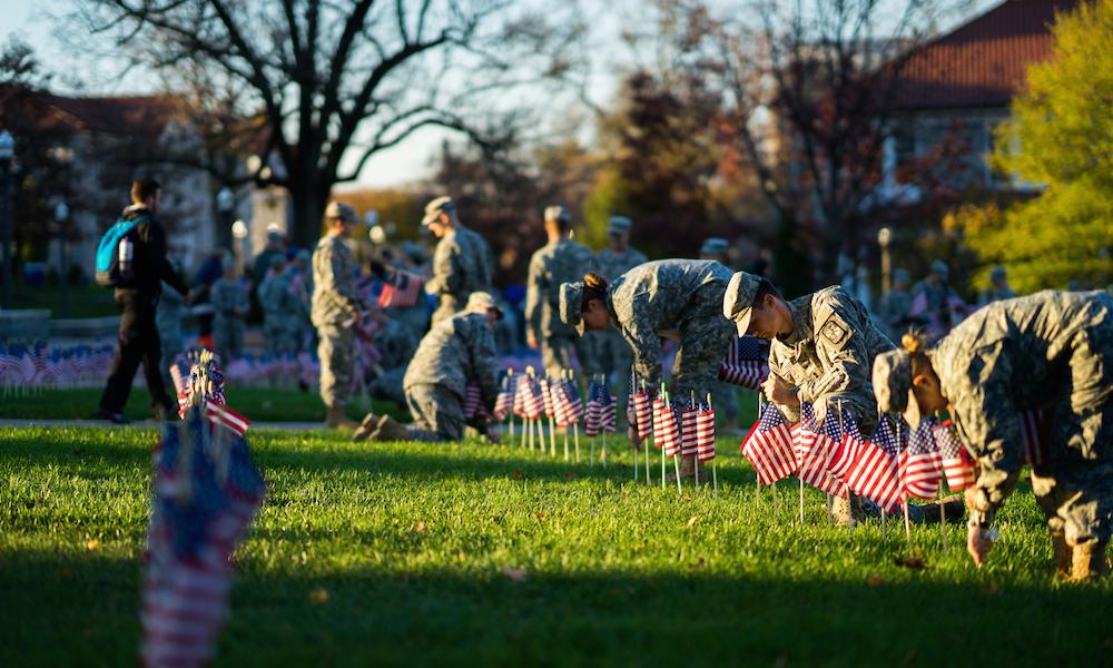 Flags on Quad