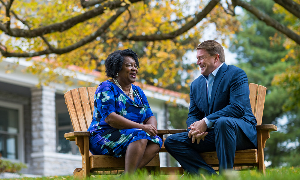 Dr. Joanne Gabbin and Sean Tobin