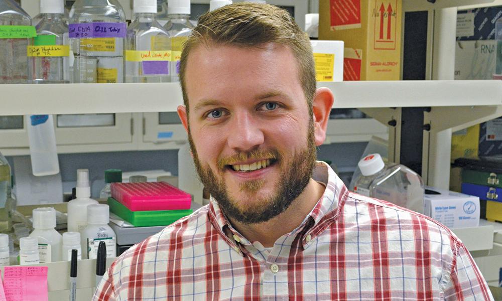 Informal portrait of JMU biology professor Rocky Parker