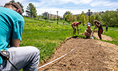 East Campus garden construction thumb