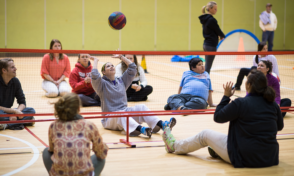 Sitting volleyball