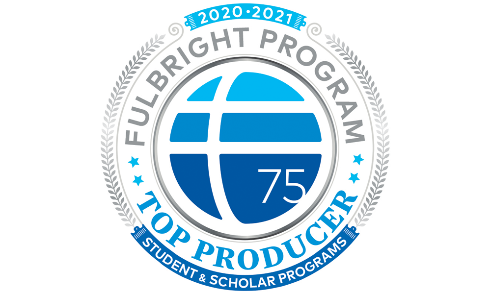 2021 Fulbright top producer lead image