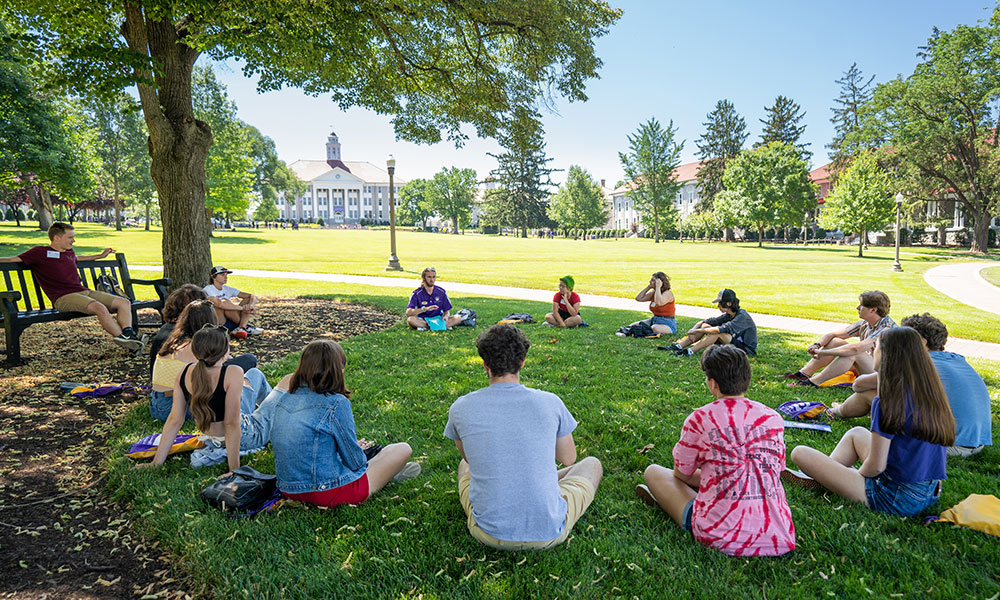 Summer Springboard Peer Discussion on the Quad/