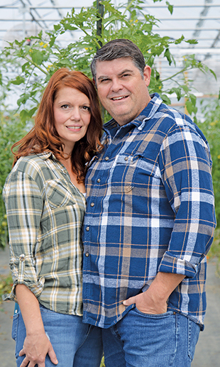 Chris Couch (’96) with partner Candice Zimmerman