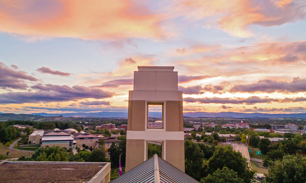 view from ISAT’s rooftop