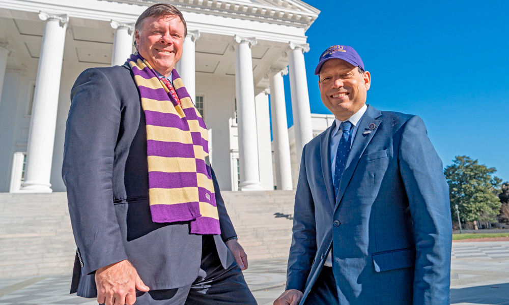 Ryan McDougle (’93) Scott Surovell (’93) at the Virginia Senate