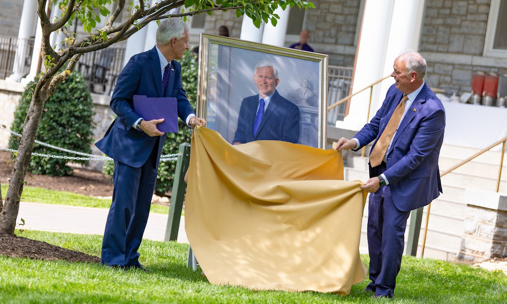 Alger Hall grand opening portrait
