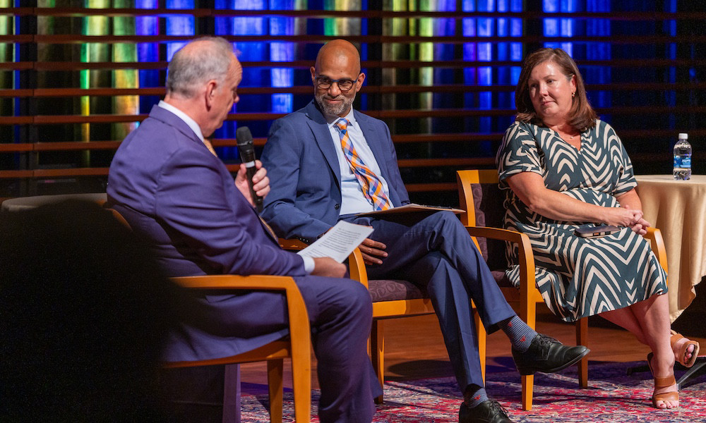 Alger Hall panel discussion Raj Bobbie