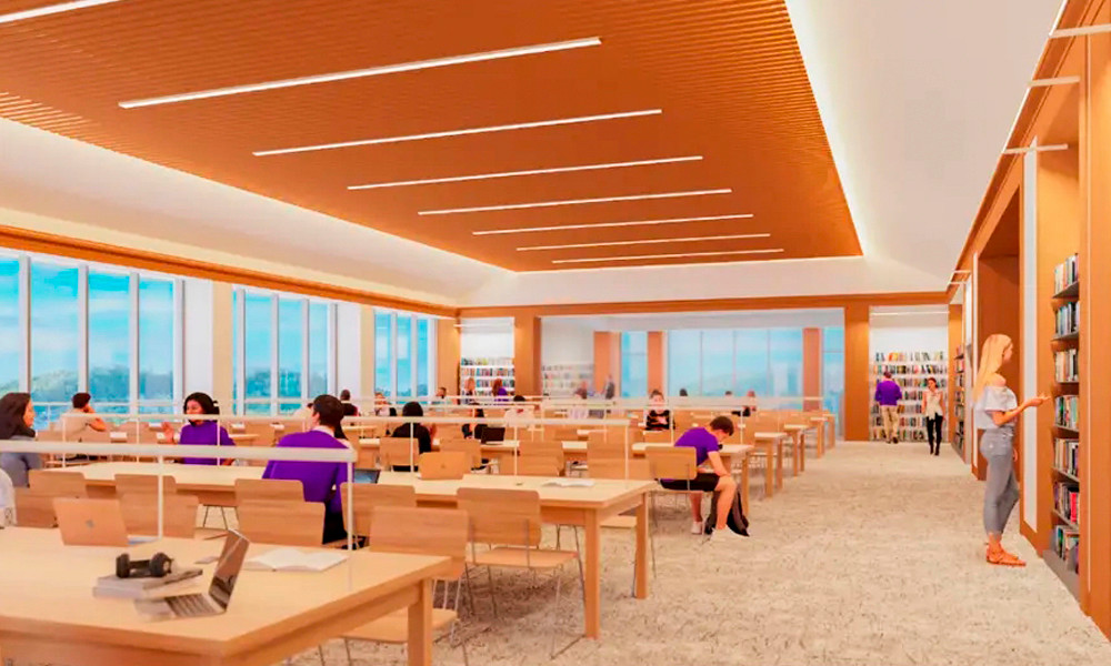 Carrier Library spaces reading room