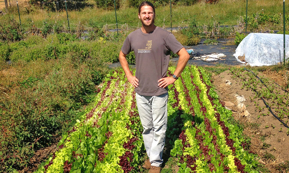 Jeff Gorman (’12) at WildSide Farm